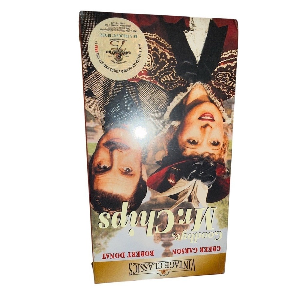 Goodbye, Mr. Chips‎ VHS 1997 Drama Robert Donat Greer Garson Hi-Fi classic drama